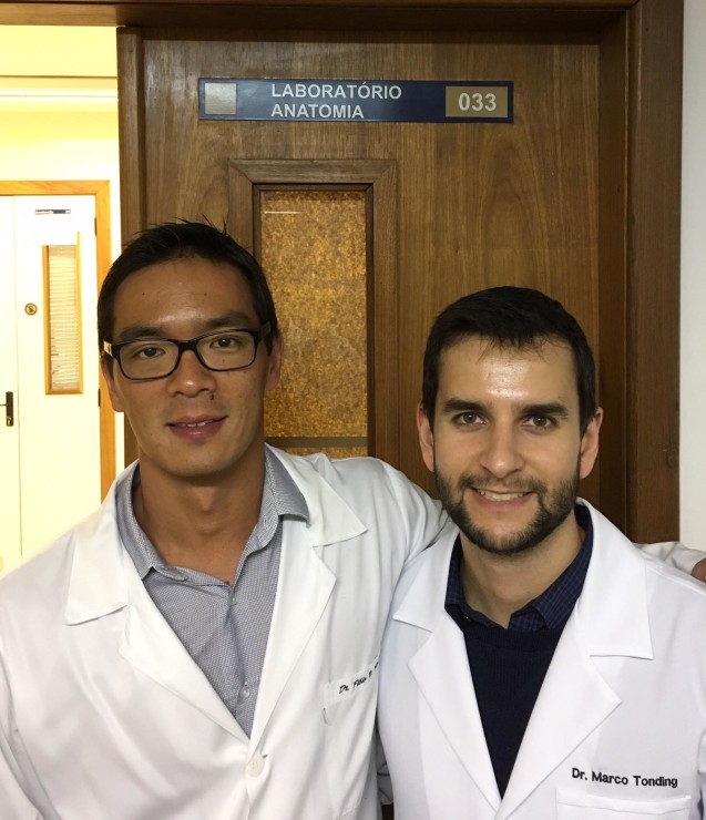 Treinamento em Técnicas Cirúrgicas no Laboratório de Anatomia da UFCSPA.