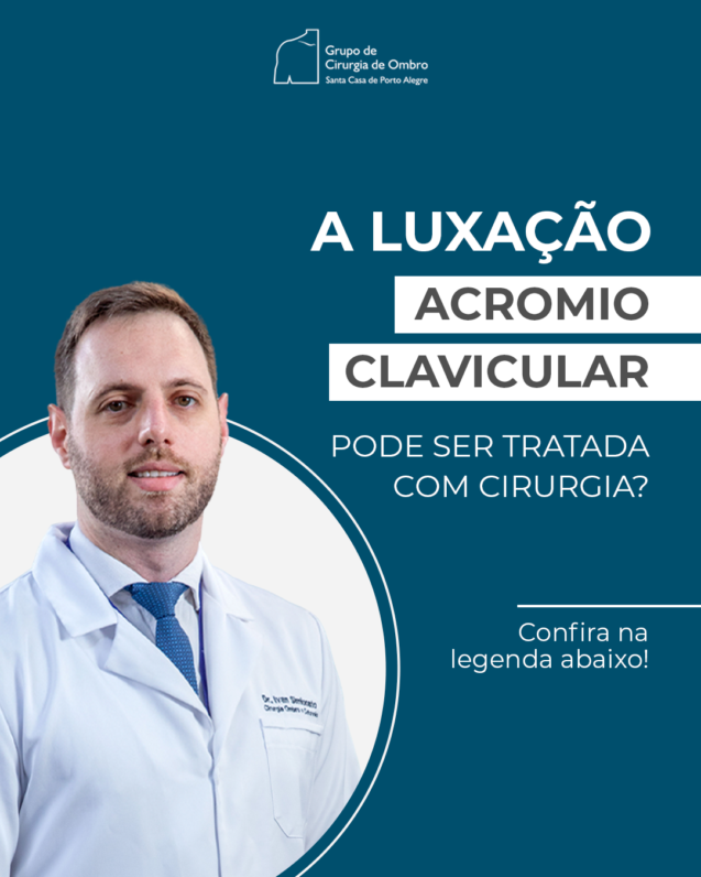 A luxação acromioclavicular pode ser tratada com cirurgia?