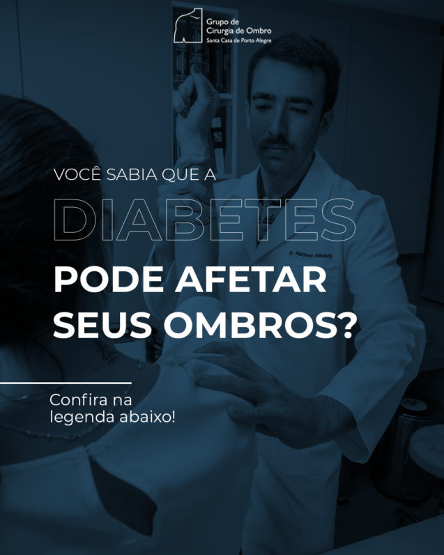 Você sabia que a diabetes pode afetar seus ombros?