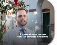 É normal meu ombro estalar durante o treino?