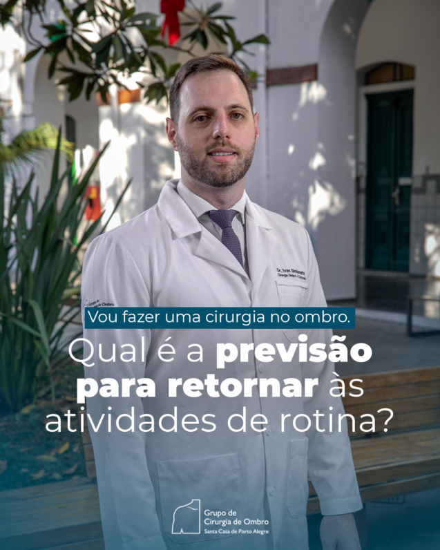 Cirurgia no ombro: qual é a previsão para retornar às atividades de rotina?