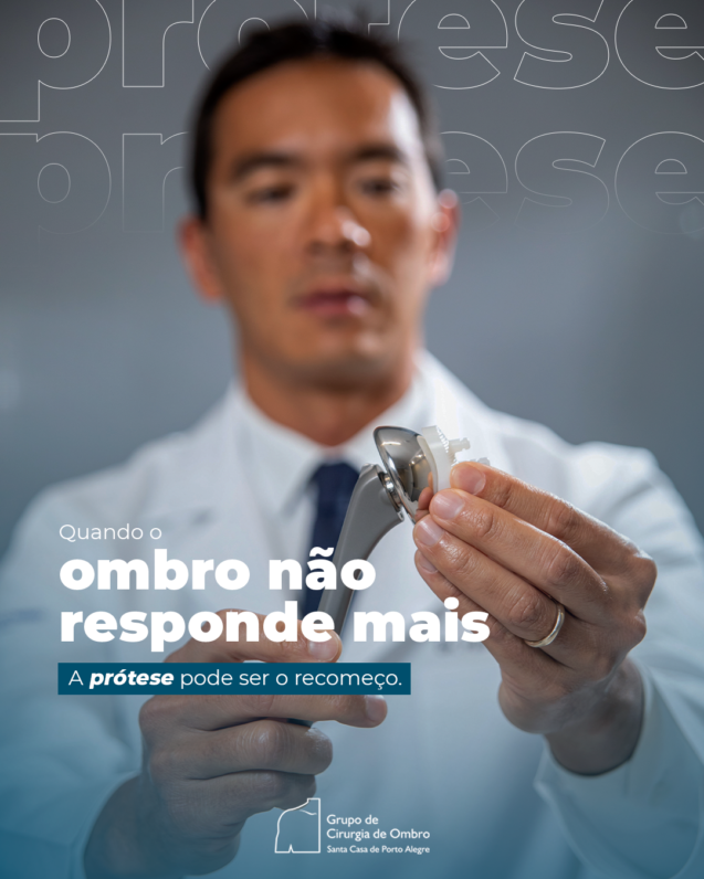 Quando o ombro não responde mais aos tratamentos… A prótese pode ser o recomeço.